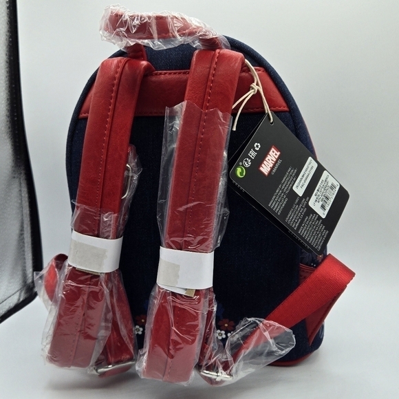 Loungefly Captain America 80th Anniversary Floral Backpack main image 2